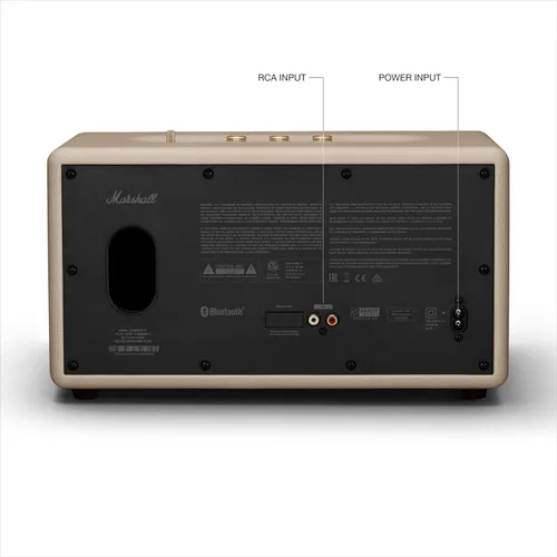 Vista 8 de Marshall Stanmore III Bluetooth Home Speaker - Wireless Plug-In Bookshelf Speaker Loud Stereo Sound with Bass and Treble Controls Record Player