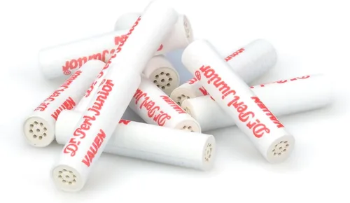 Vista 7 de Vauen Dr. Perl Junior - Filtros de tubo de carbón activado de 0.354 in, paquete de 100