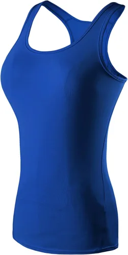 Vista 5 de Neleus - Camiseta sin mangas con base de compresión para mujer, 3