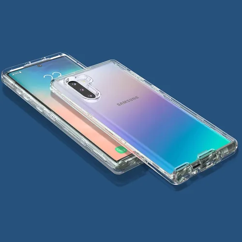 Vista 8 de ULAK Funda para Galaxy Note 10, resistente a los golpes, resistente, funda protectora transparente de TPU suave para Samsung Galaxy Note 10 de 6.3