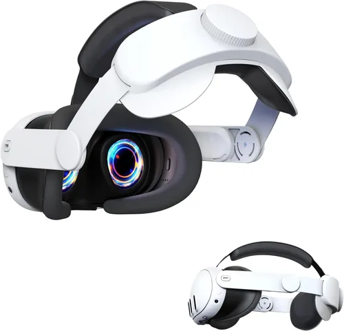 Head Strap for MetaOculu Quest 3, Elite Strap Replacement with Adjustable Hinge and Enlarged Head Support, Quest 3 Accessories Detachable Strap Fit