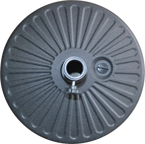 Vista 7 de BenefitUSA Base de paraguas de agua llena de peso de 20 "28L Soporte para sombrilla