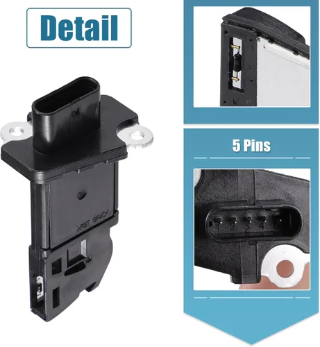Vista 5 de uxcell Reemplazo del sensor de flujo de aire masivo del coche No.06J906461D para Volkswagen Touareg 2012-2017