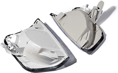Vista 4 de Astra Depot Par de parachoques delantero de luz de señal de giro lente transparente compatible con Mercedes W124 Clase E Sedan 1985-1995