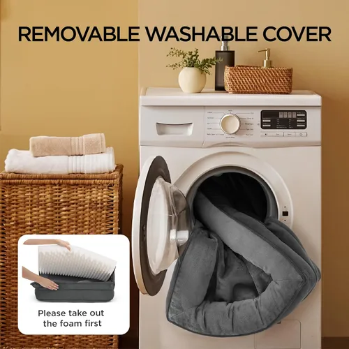 Vista 5 de Bedsure Camas ortopédicas para perros de tamaño grande - Cama impermeable para perros grandes y gatos, sofá para perros cómodo con funda extraíble