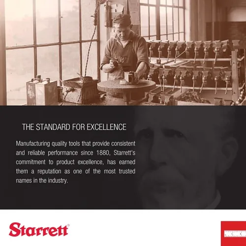 Vista 8 de Starrett Escuadra de combinación de acero con cabeza cuadrada - longitud de cuchilla de 4 pulgadas, cabezales de hierro fundido, acero endurecido