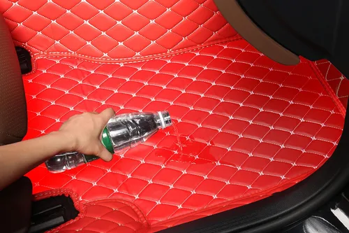 Vista 5 de Alfombrillas personalizadas para Chevy Corvette 1997-2023, de cuero de lujo, impermeables, antideslizantes, cobertura completa, forros de piso