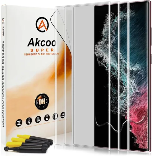 Vista 10 de Protector de pantalla de vidrio templado para Galaxy Note 10 Plus, juego de 3 unidades, reparación de arañazos, compatible con identificación