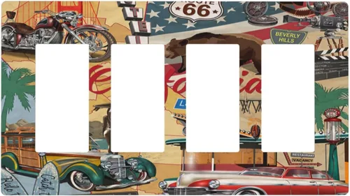 Vista 84 de Arte Moderno Abstracto de Lujo Turquesa Oscuro Verde Azulado Azul Gris Patrón Texturizado de Mármol 1 Gang Interruptor de Luz de Palanca Simple