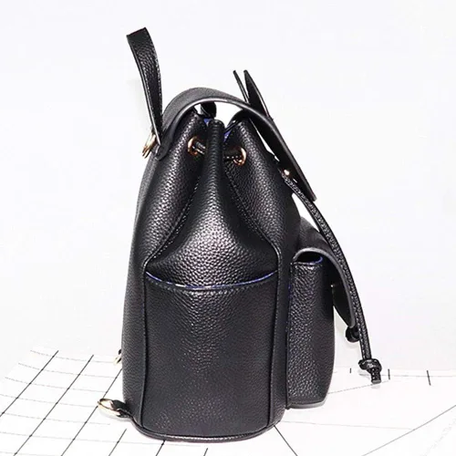 Vista 3 de Lindas mochilas de moda con diseño de luna y gato, para mujer, Negro -, Mochilas de día