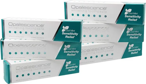 Vista 12 de Opalescence Pasta de dientes blanqueadora para dientes sensibles (1 paquete) - Cuidado bucal, sabor menta, sin gluten - TP-5167-1