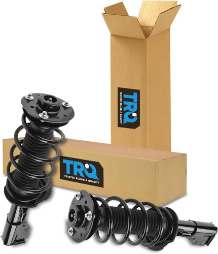 Vista 60 de TRQ Conjunto de Amortiguador y Resorte Delantero Cargado con Resorte Helicoidal Pre-ensamblado Compatible con Jeep Cherokee Limited AWD 14-22 Sin