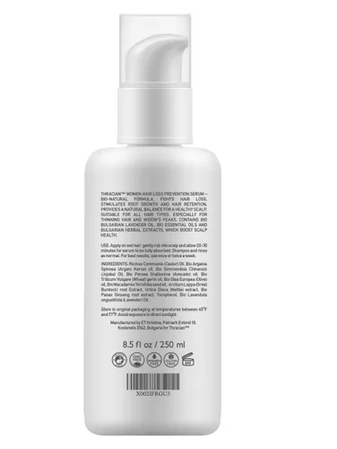 Vista 6 de Thracian Suero natural de prevención de pérdida de cabello para mujeres, fórmula espesante con aceites de bio lavanda búlgara y bio argán – 8.5 fl
