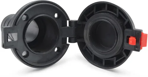 Vista 6 de NOGRAX Llenado/relleno de cubierta de gas para barco, relleno de cubierta de combustible marino con diseño de tapa abatible, manguera de 1-1/2