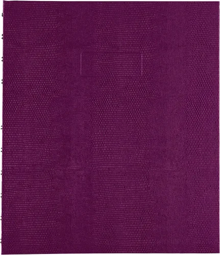 Blueline MiracleBind™ - Cuaderno recargable, tapa dura tipo lagarto, 11 pulgadas x 9-1/16 pulgadas, 150 páginas a rayas, uva (AF11150.95)