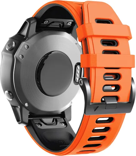 Vista 8 de ANCOOL Correa de reloj Fenix 6/7/5/8 de 1.850 in, correa suave de silicona de 0.866 in de repuesto para reloj inteligente Fenix 6 Pro/5 Plus/7 Pro