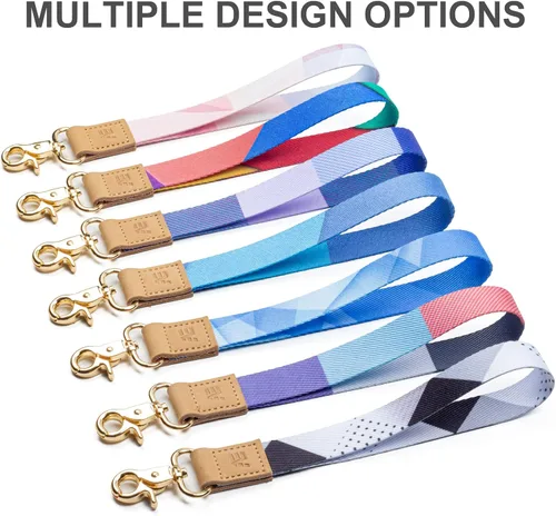 Vista 140 de EcoVision - Llaveros lindos con correa para llaves, llavero de muñeca para mujer, correa de insignia con 2 argollas para llaves