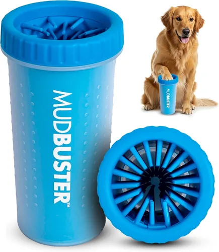 Vista 15 de Dexas MudBuster - Limpiador portátil para patas de perro, solución de limpieza grande verde para suministros premium para mascotas