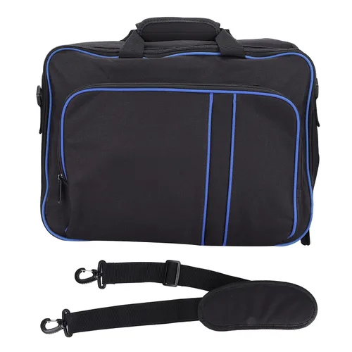 Vista 6 de Diyeeni Travel Carrying Bag for PS5 Adjustable Shoulder Strap Zinc Alloy Explosion Proof Zipper Allowing You to Easily Carry and Remove Accessories
