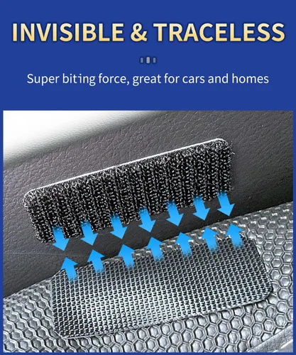 Vista 4 de 20 juegos de tiras de gancho y bucle súper adhesivas, resistentes, hechas de 3M VHB, resistentes al calor, impermeables, para uso en exteriores