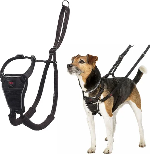 Halti Arnés sin tirones: evita que tu perro tire de la correa. Ajustable, ligero y fácil de usar. Arnés reflectante de entrenamiento para perros de