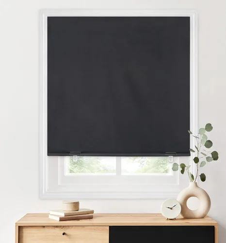 Vista 15 de LazBlinds Cortina de Puerta 100% Opaca, Persianas Sin Herramientas Sin Taladro Inalámbricas para Ventanas, Aislamiento Térmico Protección UV