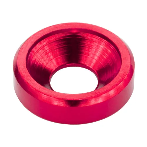 Vista 32 de [60 piezas] Arandelas avellanadas de acabado M3, aleación de aluminio anodizado, arandelas de cabeza/juntas/arandelas de copa para tornillo Negro