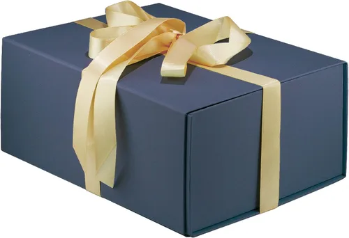 Vista 10 de MOYEUPAC Caja de regalo negra, 9" X 7" X 4" con tapas para regalos, cierre magnético para embalaje de regalo con cinta, caja de regalo