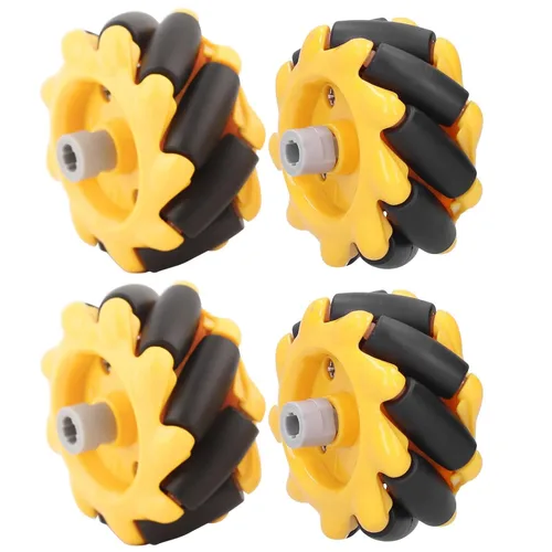 Ruedas direccionales, rueda mecánica inteligente, accesorios de piezas, ruedas de mecanum direccionales omnidireccionales, robot, 0.315 in,