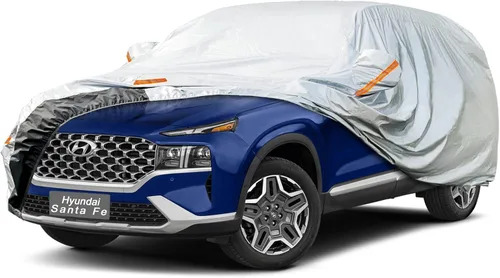Vista 70 de GUNHYI Funda para SUV de 6 capas con ajuste personalizado para Jeep Cherokee (2013-2025) Impermeable para todo tipo de clima, protección resistente