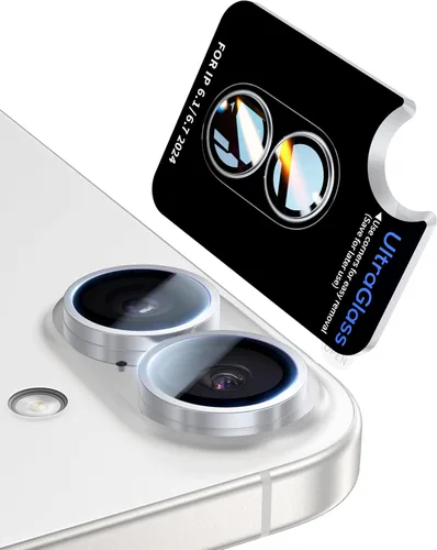 Vista 19 de UltraGlass Protector de lente de cámara para iPhone 16 Pro Max/16 Pro [NO.1 grado militar inastillable], protector de cámara para iPhone 16 Pro Max