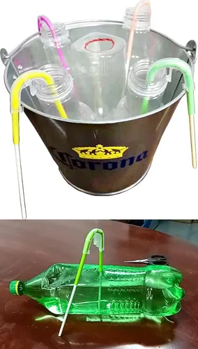 Vista 5 de Richson Barra de riego automático DB, herramienta de riego automático de dos semanas para árboles bonsái, 4 unidades/paquete