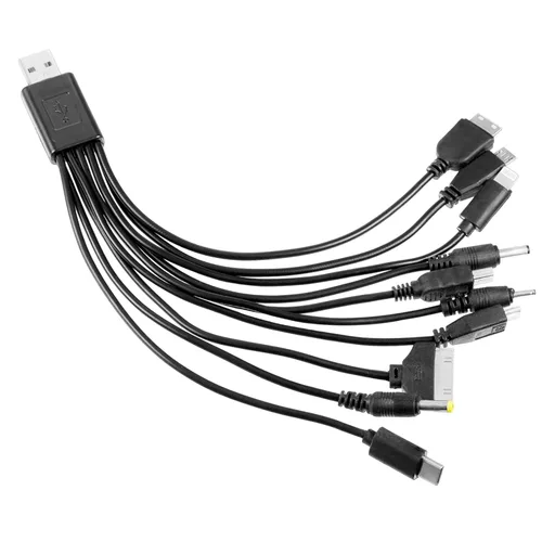 Cargador múltiple 10 en 1 Cable de carga USB universal 10 en 1 Cable USB universal Adaptador de cable de carga multifunción Cable de sincronización