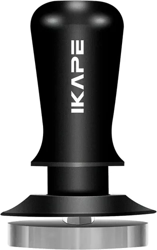 Vista 12 de IKAPE Tamper Espresso de 51 mm, Tamper de café barista premium con resorte calibrado, Tamper de acero inoxidable 100 % plano de base para máquina