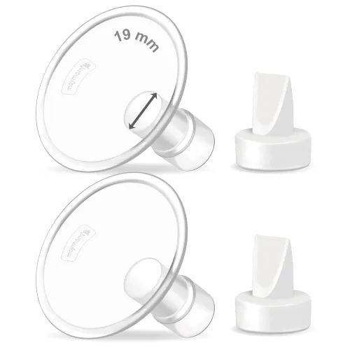 Vista 13 de Maymom Válvula de bomba y escudo MyFit de 0.591 in compatible con el extractor de leche Lansinoh Signature Pro/Smartpump/Extractor de leche manual.