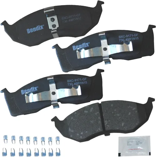 Vista 272 de Pastillas de freno delanteras semi-metálicas Bendix Priority1 CFM1774 para Ford Transit 2019-2017, Transit-150 2021-2015, Transit-250 2021-2015