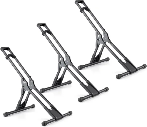 Vista 9 de CHEPARK Soporte de Piso para Bicicleta - Soporte de Bicicleta Interior para Garaje/Hogar - Almacenamiento de Bicicletas Soporte de Estacionamiento