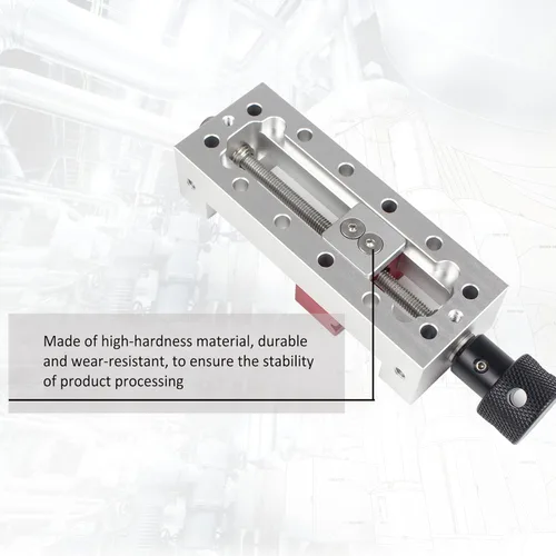 Vista 4 de RATTMMOTOR Mejora de la abrazadera de tornillo de banco del router CNC, máquina grabadora DIY de alta precisión abrazadera de sujeción mini tornillo
