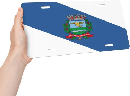 Vista 9 de Placa de matrícula de aluminio para automóvil de 6 x 12 pulgadas, placa frontal de metal novedosa, etiqueta frontal de automóvil, accesorios