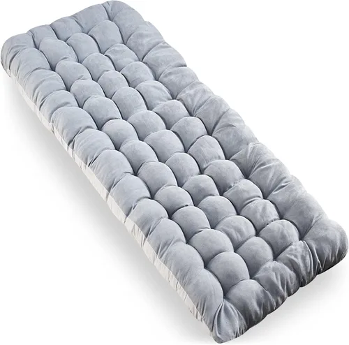 Vista 12 de Zone Tech - Cubrecolchón para catre de camping de alta calidad, cómodo y grueso, de algodón, ligero, impermeable, para adultos y niños