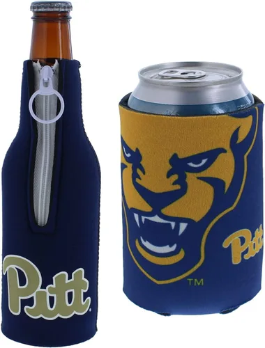 Vista 93 de College Team Color Logo Can & Bottle Holder Insulator Beverage Cooler Set