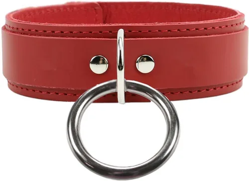 Vista 5 de VP Leather Latigo Leather Collar O-Ring Lambskin
