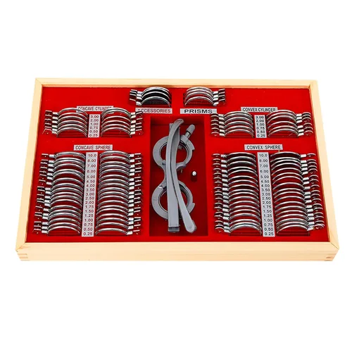 Vista 5 de 104 lentes ópticas de prueba, juego de lentes de prueba precisas para optometría de prueba con marco de gafas, lentes cilíndricas, lentes de prueba