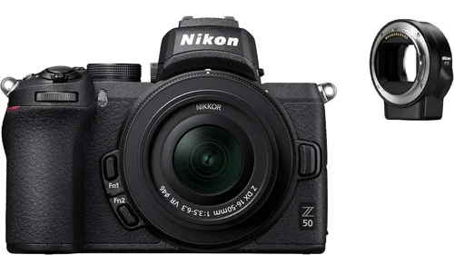 Vista 13 de Nikon Kit de cámara sin espejo Z50 + FTZ VOA050K003