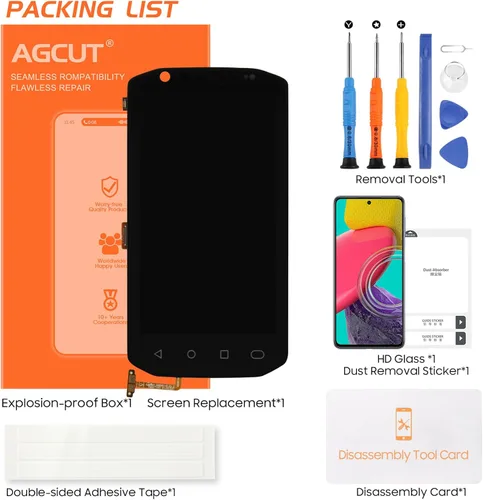 Vista 7 de para Zebra TC70 TC72 TC75 TC77 reemplazo de pantalla LCD Diaply con pantalla táctil digitalizador con herramientas