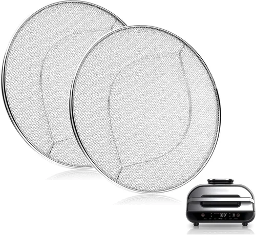 Vista 8 de Protector de salpicaduras de repuesto para freidora de aire Ninja Foodi FG551, accesorios de pantalla de salpicaduras de acero inoxidable