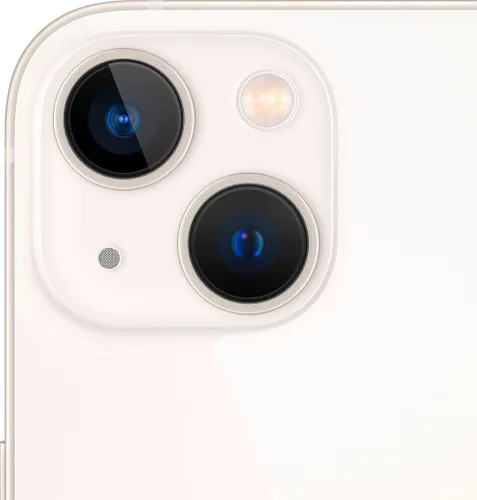 Vista 3 de Apple iPhone 13 Mini, 256 GB, blanco estrella - Desbloqueado (reacondicionado)