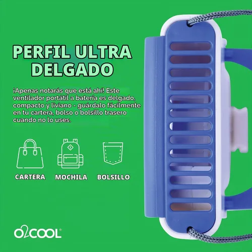 Vista 7 de O2COOL Collar de lujo con cordón para ventilador de mesa, color azul, paquete de 2 Azul Oscuro