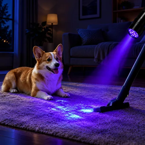 Vista 8 de 2 Pack 12 LED UV Flashlight Mini Black Light for Pet Urine Detection