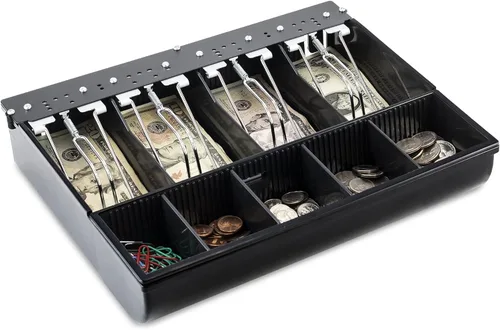 Volcora Bandeja para cajones de efectivo – 11.7 x 10.3 x 2.3 pulgadas – Bandeja de repuesto de 4 billetes / 5 monedas – Cajones totalmente